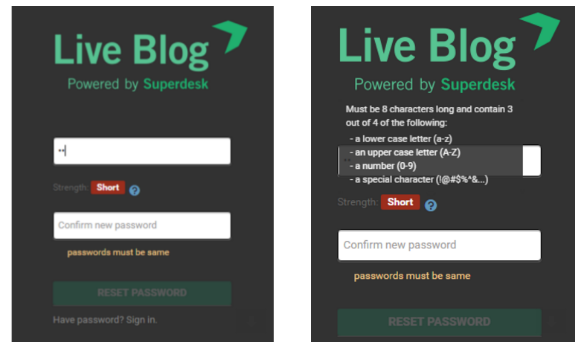 We have enhanced security in Live Blog 3.0.9