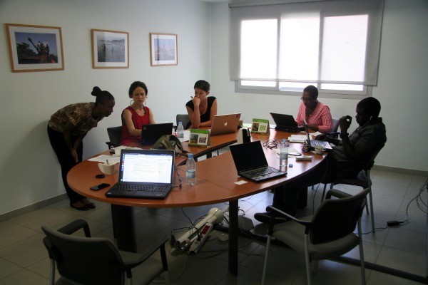 At our workshop at the OSIWA office