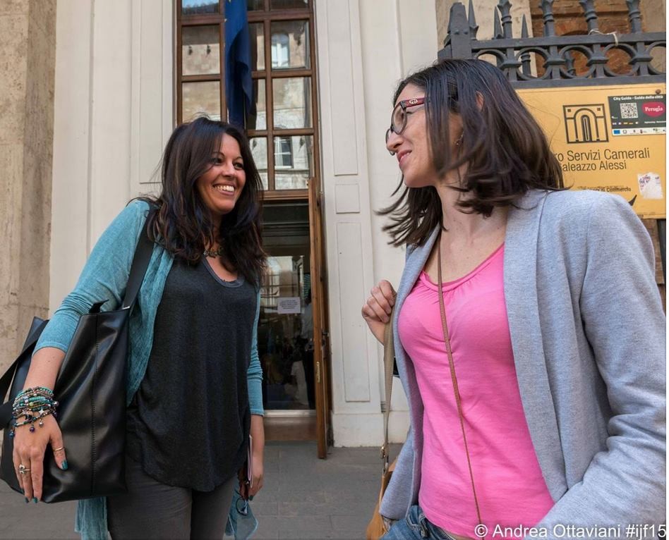 Radio Bullets co-founders, journalists Barbara and Alessia | Photo: Andrea Ottaviani