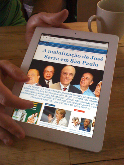 Brasil 247 on the iPad