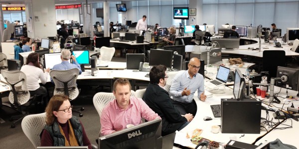 AAP's central newsroom in Sydney, fully powered by Superdesk | Photo: AAP