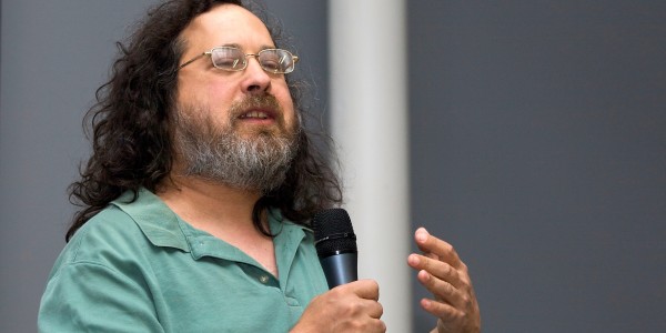 Richard Stallman, a campaigner for 