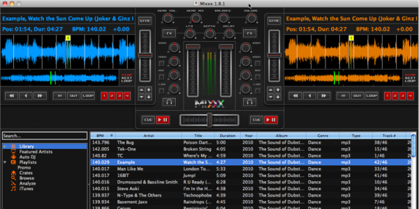 The Mixxx 1.8.1 Optional Deere Skin