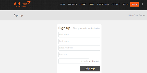 Signing up for Airtime Pro is easy!